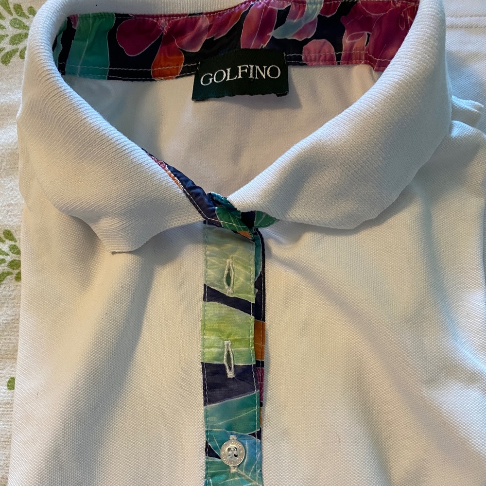 Golfino Womens Golf Polo Sz 14
